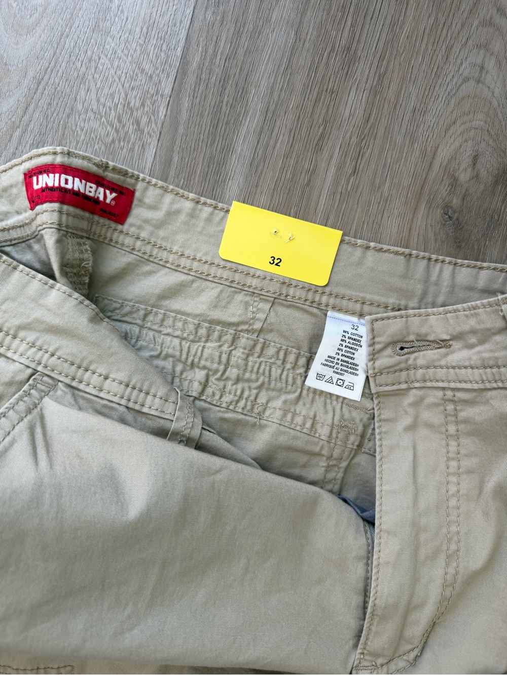 UNIONBAY Men's Khaki Chino Pants - Light Tan